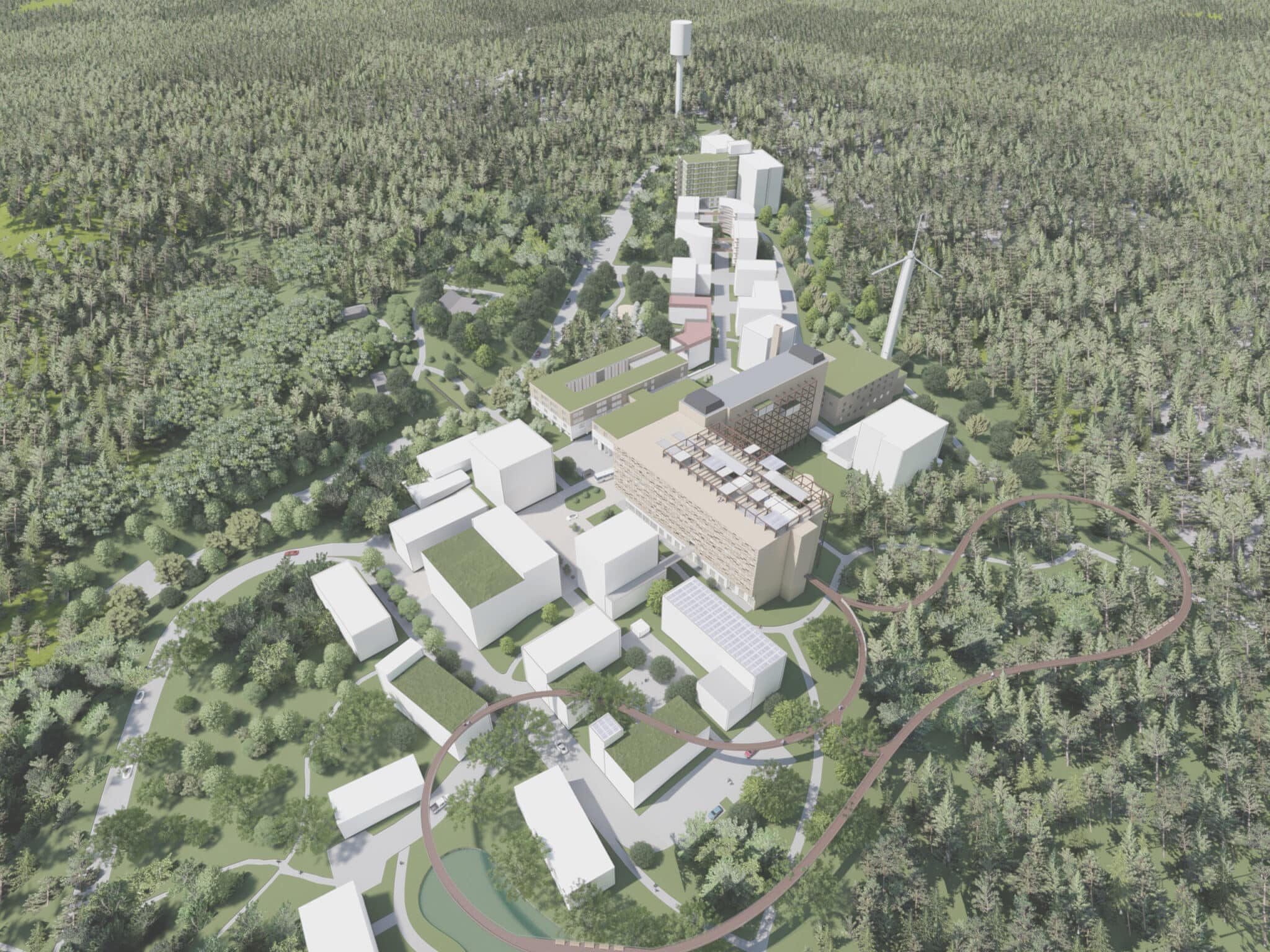 Entwurf Brückenquartier von Philipp Seil