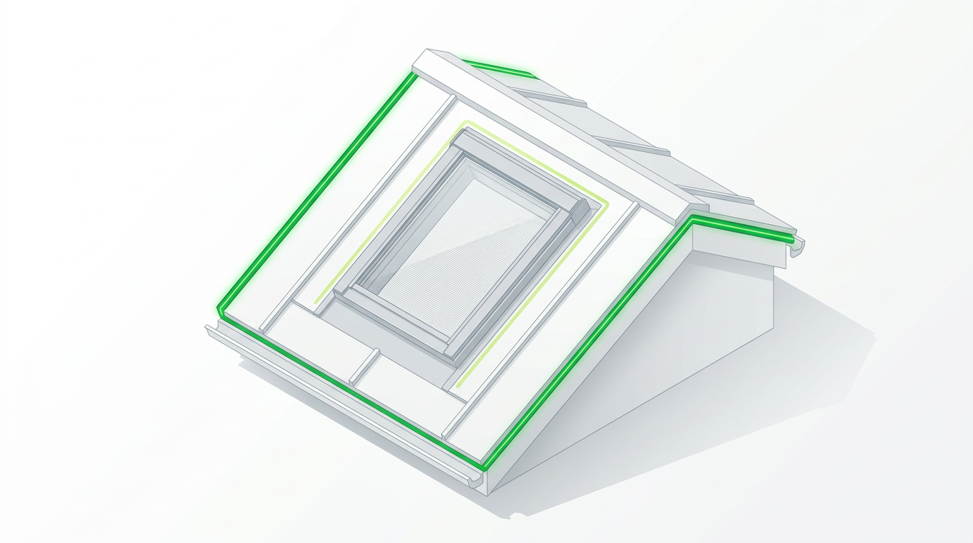 Fliegengitter Dachfenster