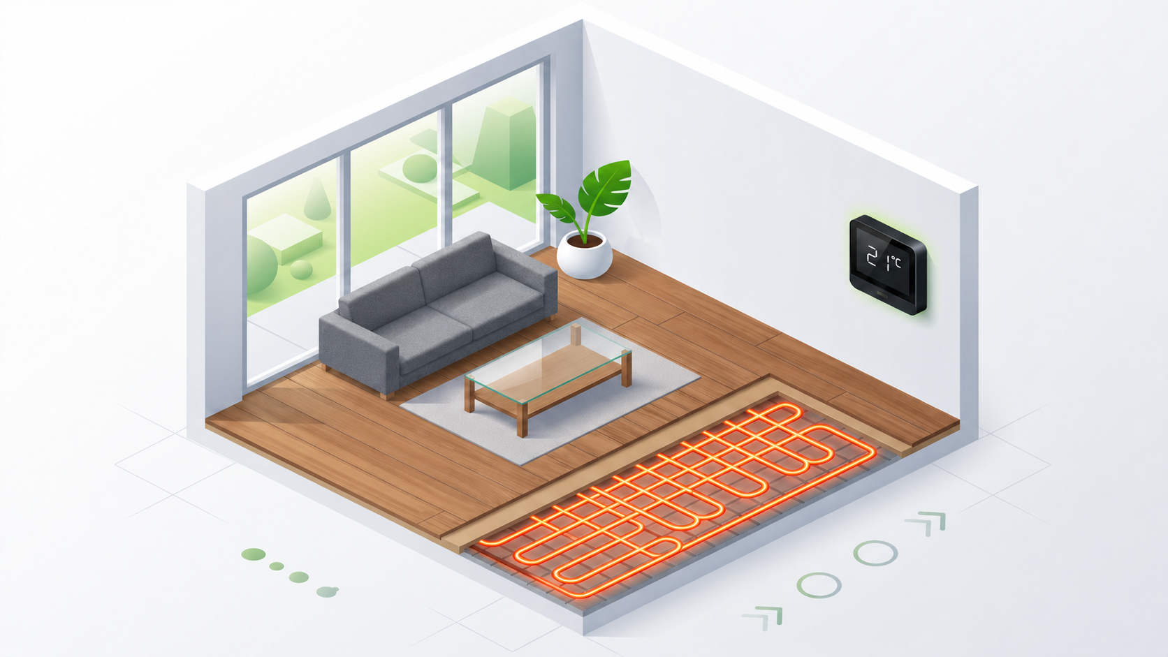 Fußbodenheizung Thermostat GREENOX