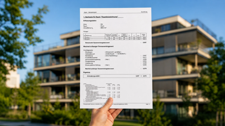 Sommerlicher Wärmeschutznachweis für ein Mehrfamilienhaus – thermische Gebäudesimulation nach DIN 4108-2